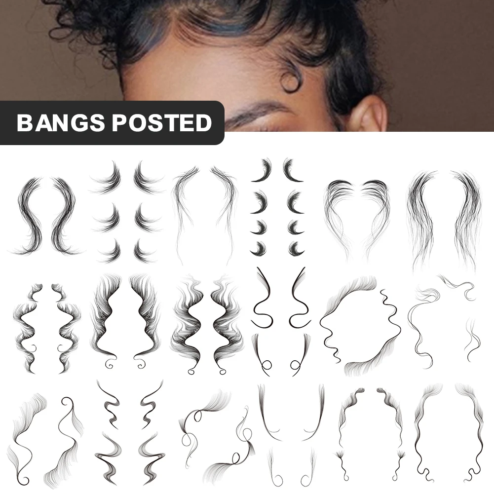 18 Styles Baby Hair Tattoo Stickers Sexy Temporary Tattoos For Women Hair Art Realistic Sticker Sweat Proof Hair DIY Stickers
18 Styles Baby Hair Tattoo Stickers Sexy Temporary Tattoos For Women Hair Art Realistic Sticker Sweat Proof Hair DIY Stickers