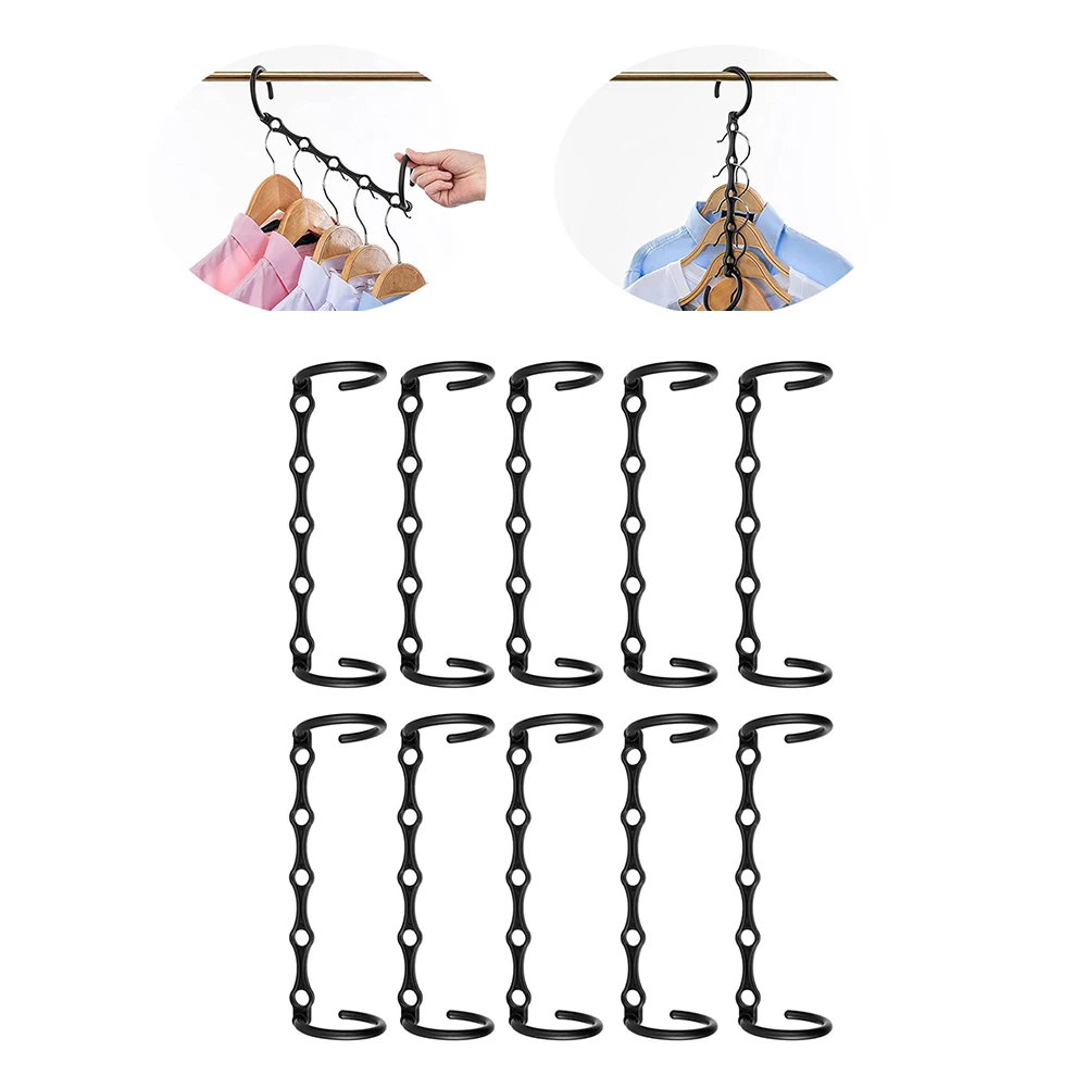 10 Pack Magic Hangers Folding Space Saving Organizers Multi-functional Plastic Clothes Wardrobe Hanger Organizer for Home
10 Pack Magic Hangers Folding Space Saving Organizers Multi-functional Plastic Clothes Wardrobe Hanger Organizer for Home