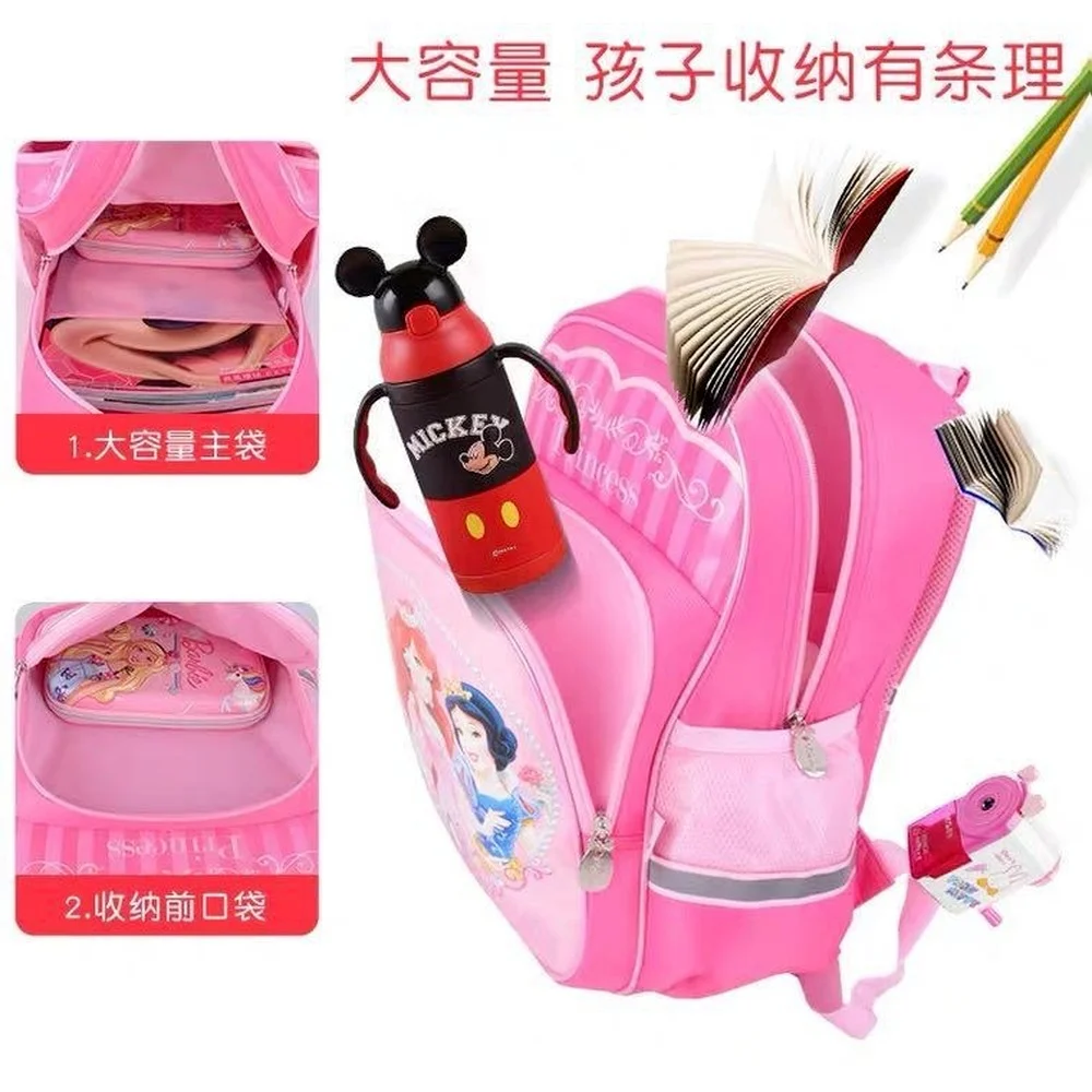 Disney Princess Girls Pink School Backpack Children Fashion School Backpack for Kids 6-14 Years Old Student Child Backpacks
Disney Princess Girls Pink School Backpack Children Fashion School Backpack for Kids 6-14 Years Old Student Child Backpacks