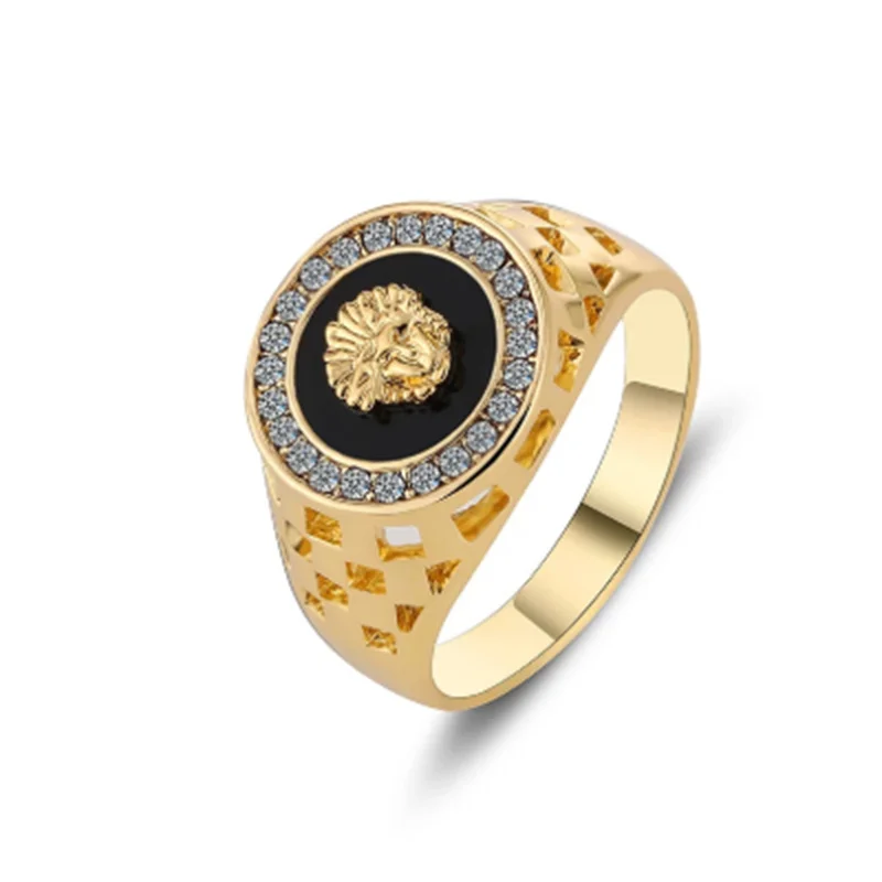 New Punk Men Lion Head Crystal Rings for Women Gold Alloy Hollow Finger Rings Vintage Hip Hop Rock Party Brand Jewelry Wholesale
New Punk Men Lion Head Crystal Rings for Women Gold Alloy Hollow Finger Rings Vintage Hip Hop Rock Party Brand Jewelry Wholesale