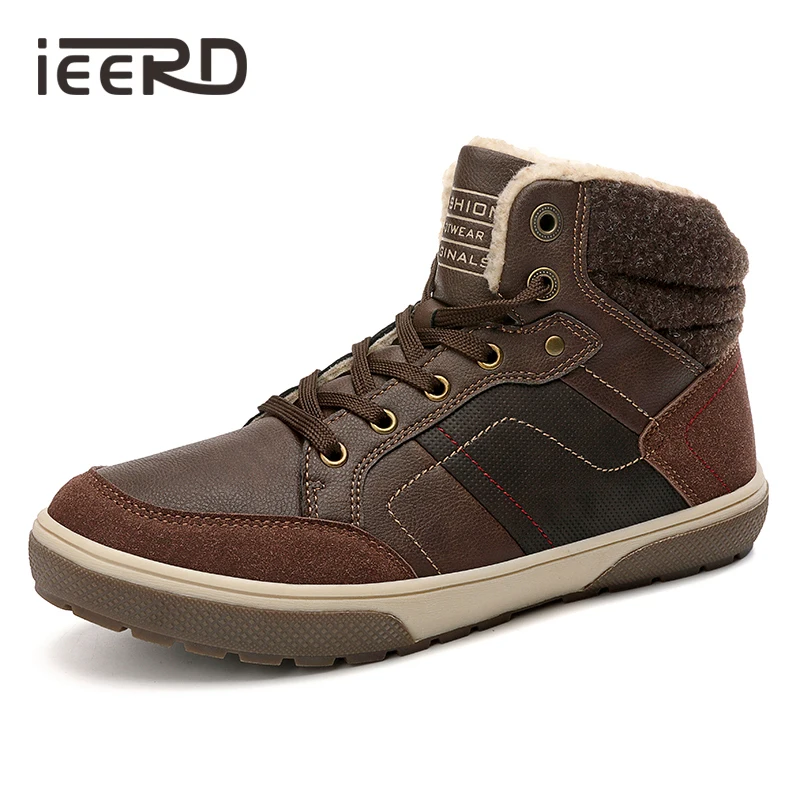 Super Warm Men Winter Boots With Fur Men Footwear Fashion Casual PU Leather Men Boots Flat Ankle Boots
Super Warm Men Winter Boots With Fur Men Footwear Fashion Casual PU Leather Men Boots Flat Ankle Boots