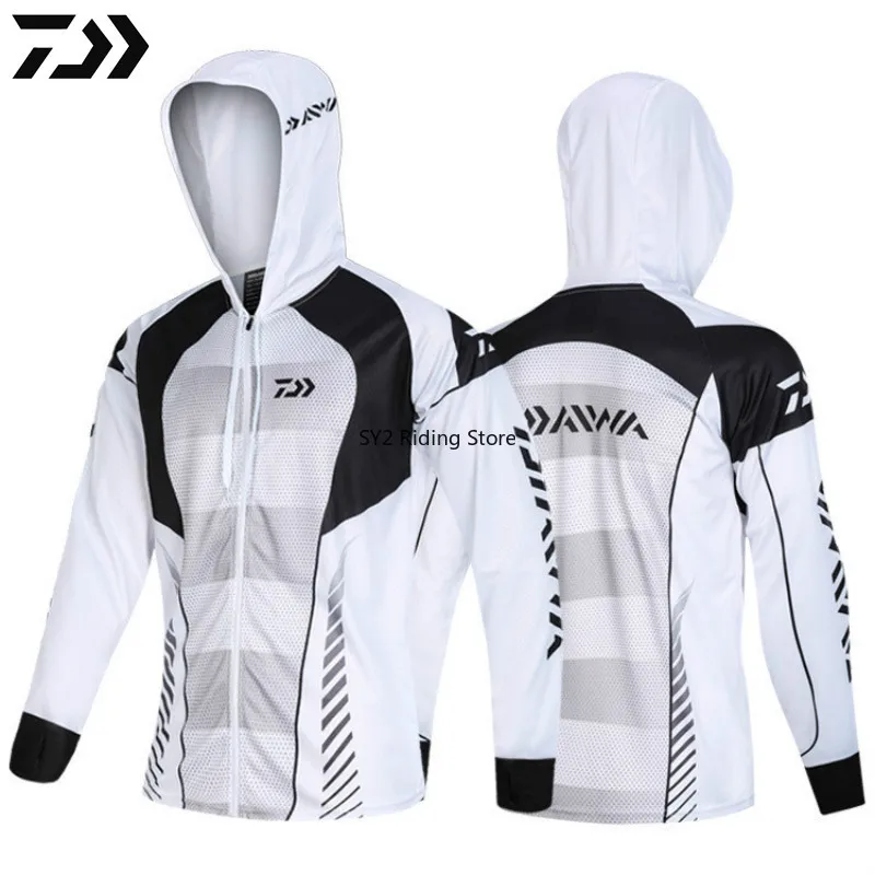 2021 Men Daiwa Hoodies Fishing Clothing Long Sleeve Outdoor Breathable Fishing Shirts Anti UV Quick Dry Cycling Hiking Clothes
2021 Men Daiwa Hoodies Fishing Clothing Long Sleeve Outdoor Breathable Fishing Shirts Anti UV Quick Dry Cycling Hiking Clothes