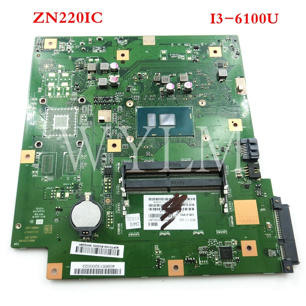 ZN220IC With I3-6100 CPU All-in-one mainboard For ASUS ZN220IC Desktop motherboard 90PT01N0-R03000 Tested Working FREE SHIPPING
ZN220IC With I3-6100 CPU All-in-one mainboard For ASUS ZN220IC Desktop motherboard 90PT01N0-R03000 Tested Working FREE SHIPPING
