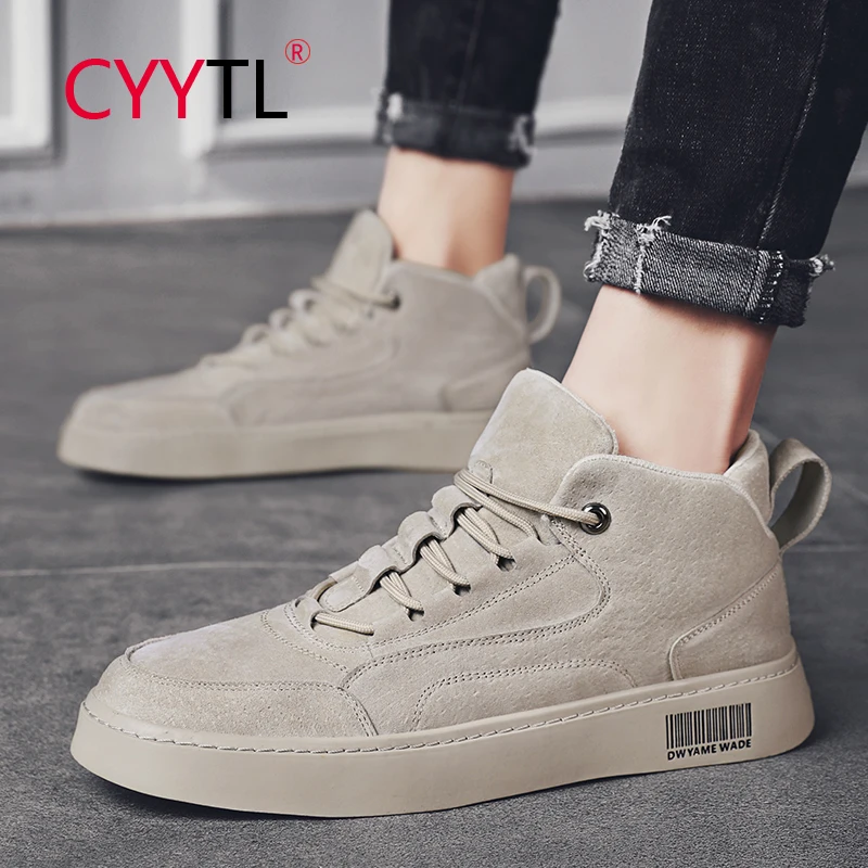 CYYTL New Fashion Men's Leather Casual High Top Shoes Anti-Slip Skate Sneakers Warm Ankle Botas Outdoor Sports Chaussures Homme
CYYTL New Fashion Men's Leather Casual High Top Shoes Anti-Slip Skate Sneakers Warm Ankle Botas Outdoor Sports Chaussures Homme