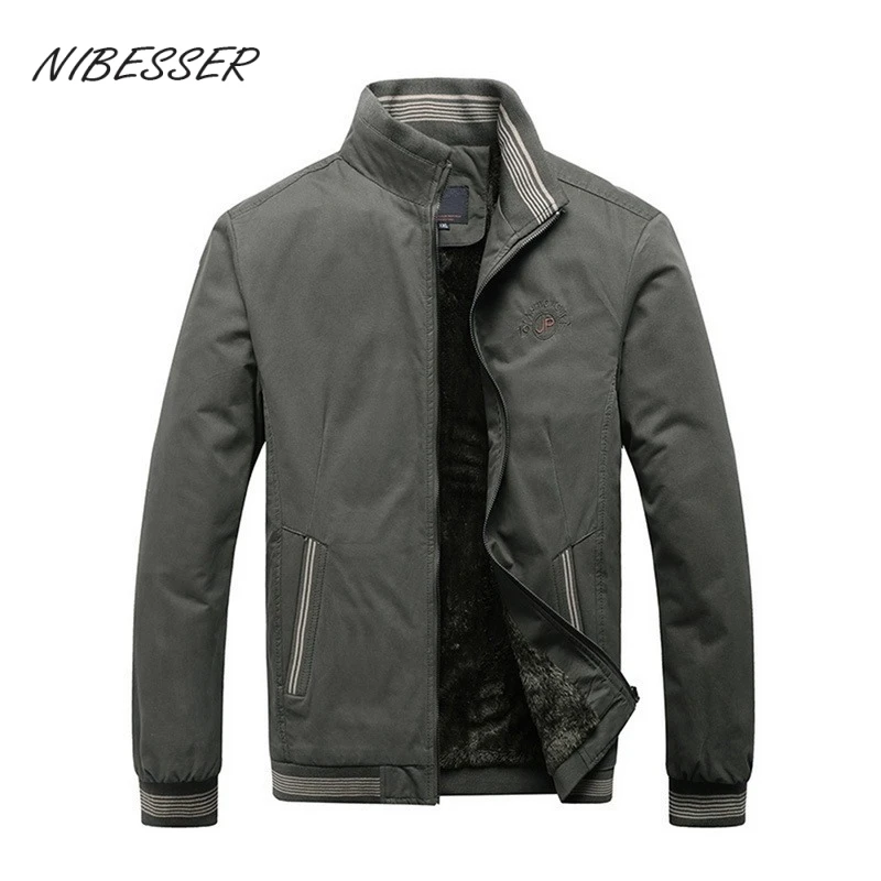 NIBESSER 2021 Men Jackets 100% Cotton Casual Solid Fashion Vintage Warm Vestes Coats High Quality 5XL Winter Jacket Men Autumn
NIBESSER 2021 Men Jackets 100% Cotton Casual Solid Fashion Vintage Warm Vestes Coats High Quality 5XL Winter Jacket Men Autumn