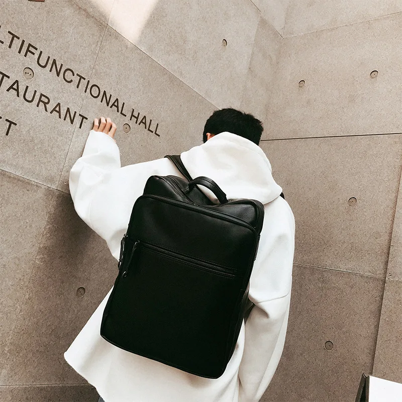 PUOU Bookbags Men Backpack Leather Male Functional Bags Men Waterproof Backpack PU Big Capacity Men Bag School Bags Mochila
PUOU Bookbags Men Backpack Leather Male Functional Bags Men Waterproof Backpack PU Big Capacity Men Bag School Bags Mochila