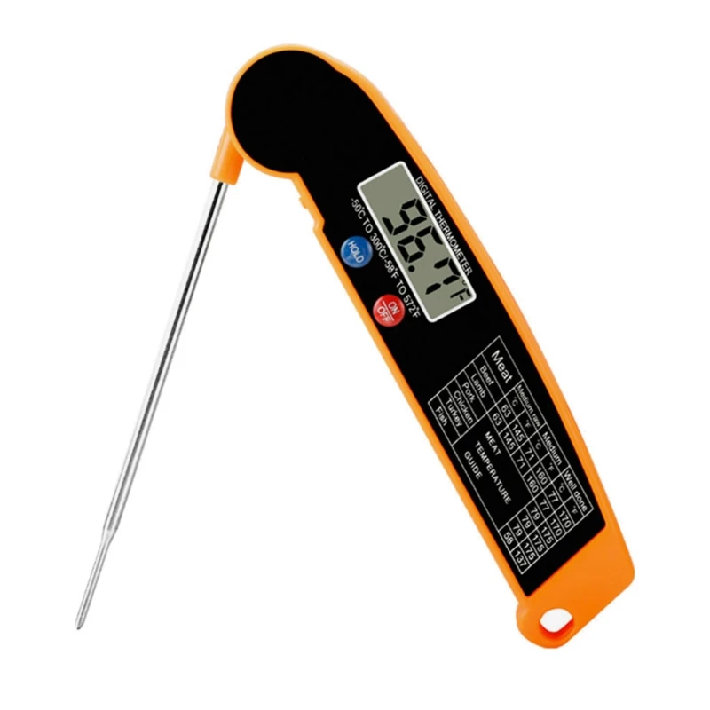 Waterproof Digital Instant Read Meat Thermometer with Folding Probe Backlight Compatible with Cooking Food Candy BBQ
Waterproof Digital Instant Read Meat Thermometer with Folding Probe Backlight Compatible with Cooking Food Candy BBQ