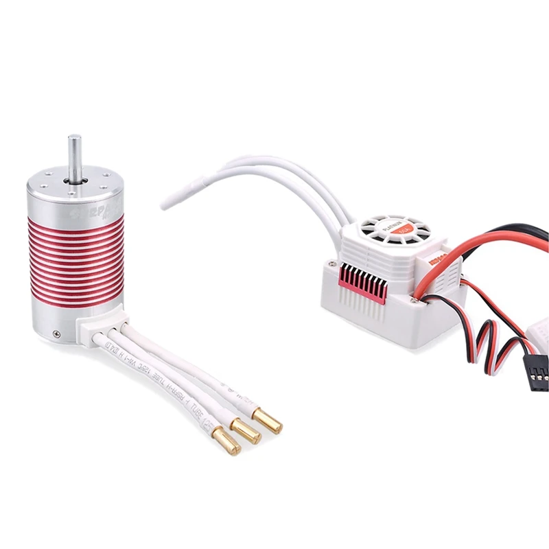SURPASS HOBBY Platinum Waterproof 3660 3300KV Sensor Brushless Motor & 60A ESC Kit for 1/10 RC Car Truck
SURPASS HOBBY Platinum Waterproof 3660 3300KV Sensor Brushless Motor & 60A ESC Kit for 1/10 RC Car Truck