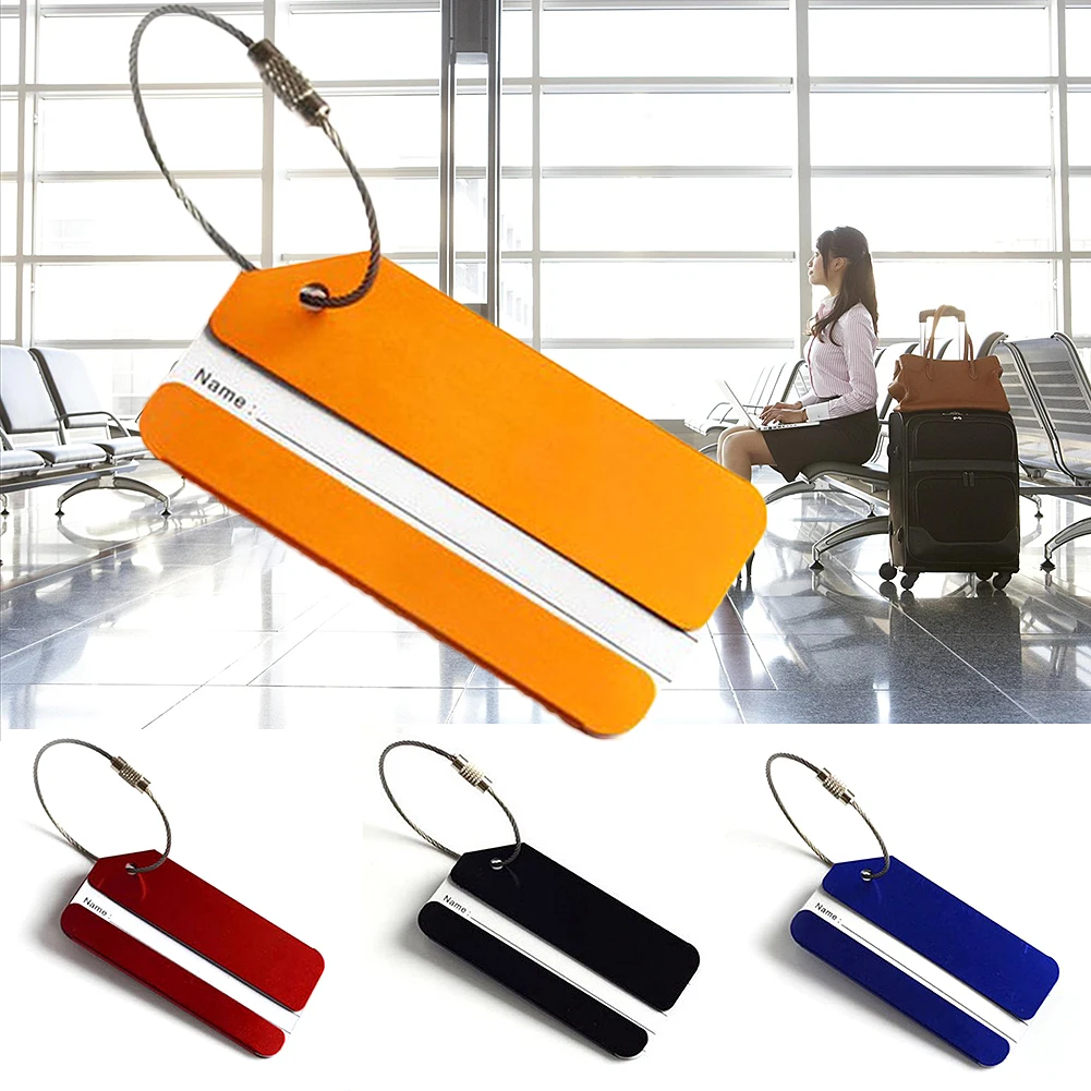 New Aluminium Travel Luggage Baggage Tag Suitcase Identity Address Name Labels
New Aluminium Travel Luggage Baggage Tag Suitcase Identity Address Name Labels