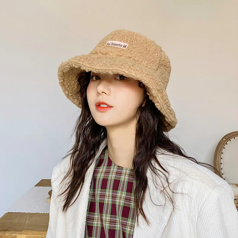 Hat female winter lamb wool fisherman hat autumn winter hats warm Korean version versatile cap Korean ins basin hat
Hat female winter lamb wool fisherman hat autumn winter hats warm Korean version versatile cap Korean ins basin hat