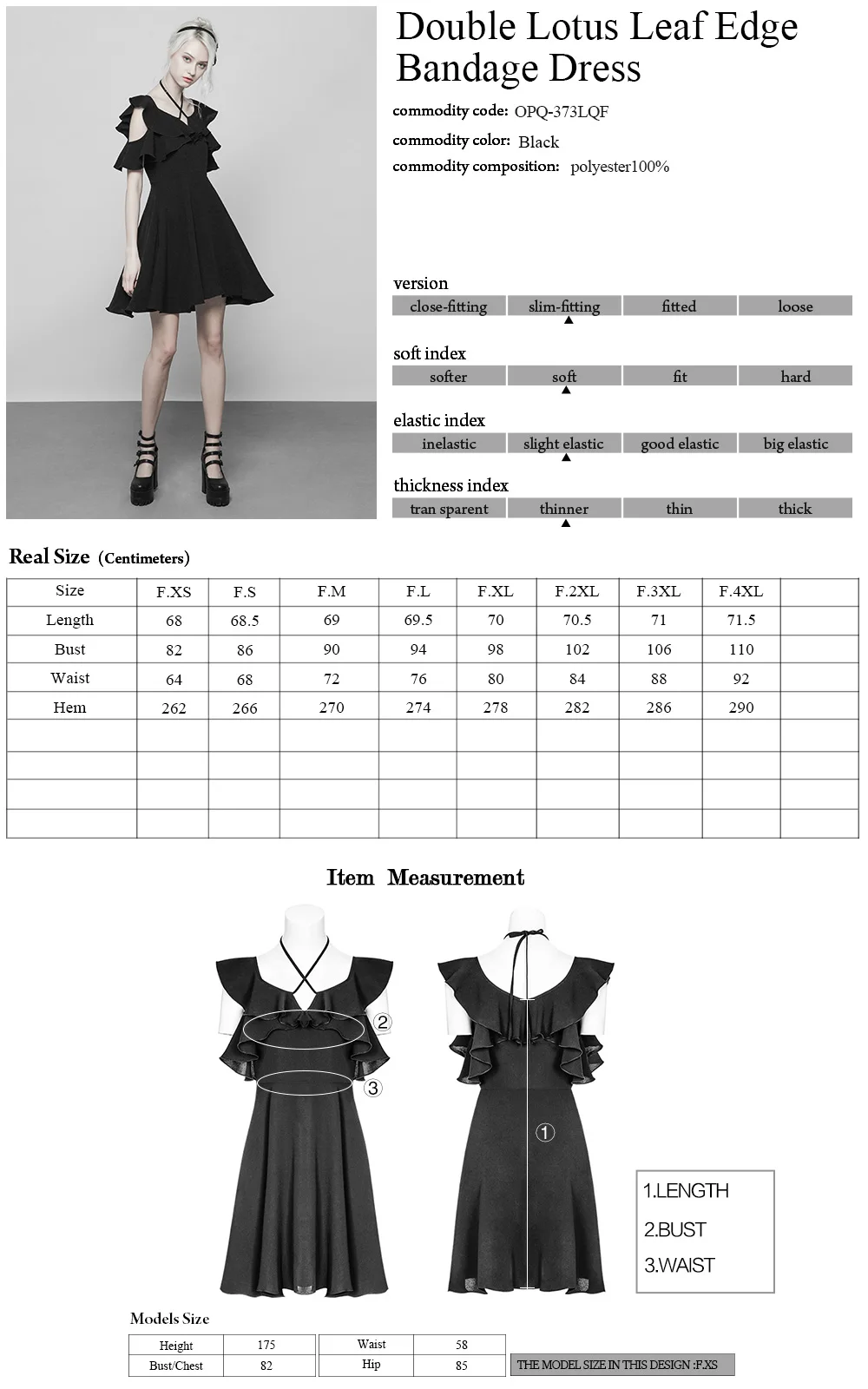 PUNKRAVE Women's Gothic Double Lotus Leaf Edge Bandage Dress V Collar Playful Chiffon Personality Fashion Party Mini Dresses
PUNKRAVE Women's Gothic Double Lotus Leaf Edge Bandage Dress V Collar Playful Chiffon Personality Fashion Party Mini Dresses