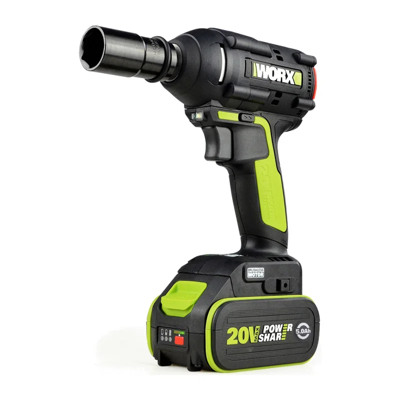 WORX brushless electric wrench WU296 large torque 20V lithium battery sleeve electric wrench electric tool
WORX brushless electric wrench WU296 large torque 20V lithium battery sleeve electric wrench electric tool