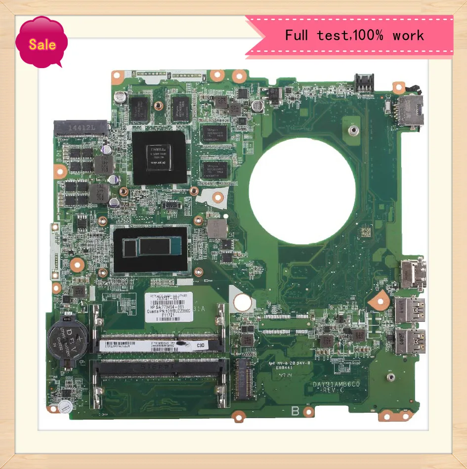 Материнская плата для ноутбука HP Pavilion 17-K DAY31AMB6C0 763727-501 SR1EB I7-4510U DDR3L
Материнская плата для ноутбука HP Pavilion 17-K DAY31AMB6C0 763727-501 SR1EB I7-4510U DDR3L