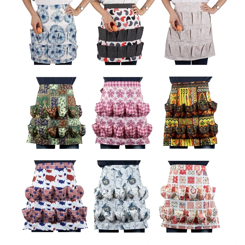 Multi-pocket Kitchen Farm Eggs Collecting Gathering Holding Apron Home Duck Goose Egg Apron Eggs Harvest Working Aprons
Multi-pocket Kitchen Farm Eggs Collecting Gathering Holding Apron Home Duck Goose Egg Apron Eggs Harvest Working Aprons