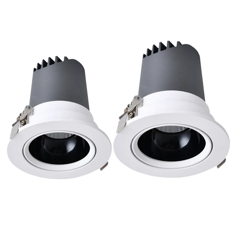 Dimmable Round Anti-Vertigo Ceiling Spotlight Led Recessed Downlight AC86V-260V for Indoor Kitchen Living Room
Dimmable Round Anti-Vertigo Ceiling Spotlight Led Recessed Downlight AC86V-260V for Indoor Kitchen Living Room