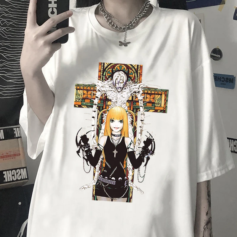 Classic Japanese Anime Print T Shirt Men Short Sleeved Manga Death Note T-shirt Fashion Harajuku Casual Regular Fit Tee Tops
Classic Japanese Anime Print T Shirt Men Short Sleeved Manga Death Note T-shirt Fashion Harajuku Casual Regular Fit Tee Tops
