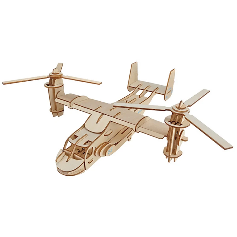 Osprey Aircraft 3D Wooden Plane Puzzle Laser Cutting Jigsaw Kids Educational Learning Wood Airplane Toys For Children (51 Parts)
Osprey Aircraft 3D Wooden Plane Puzzle Laser Cutting Jigsaw Kids Educational Learning Wood Airplane Toys For Children (51 Parts)
