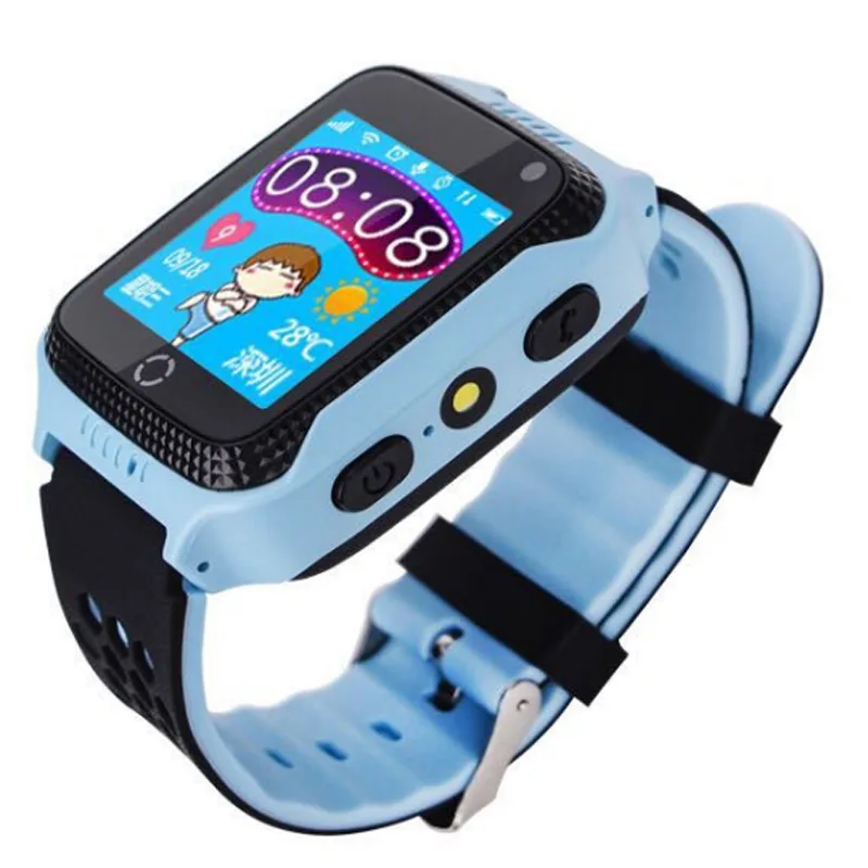 Детские умные часы с GPS-позиционированием светодиодная вспышка Шаговая запись