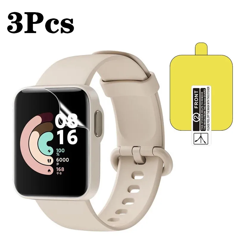 Защитная пленка для экрана Xiaomi Mi watch Lite Redmi Watch Гидрогелевая с полным покрытием mi