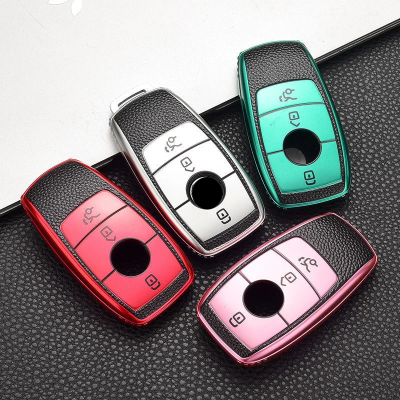 Leather TPU Car Key Fob Case Cover Protector For Mercedes Benz E C G M R S Class W204 W212 W176 GLC CLA GLA AMG Car Accessories
Leather TPU Car Key Fob Case Cover Protector For Mercedes Benz E C G M R S Class W204 W212 W176 GLC CLA GLA AMG Car Accessories