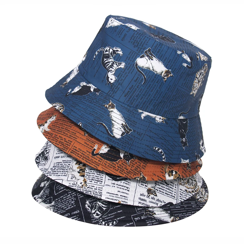 Новый 2021 сезон: весна-лето Реверсивный Панама Боб Gorro, защищающая малыша от солнца и газеты с буквенным принтом и рисунком кошки, шапки для ры...
Новый 2021 сезон: весна-лето Реверсивный Панама Боб Gorro, защищающая малыша от солнца и газеты с буквенным принтом и рисунком кошки, шапки для ры...