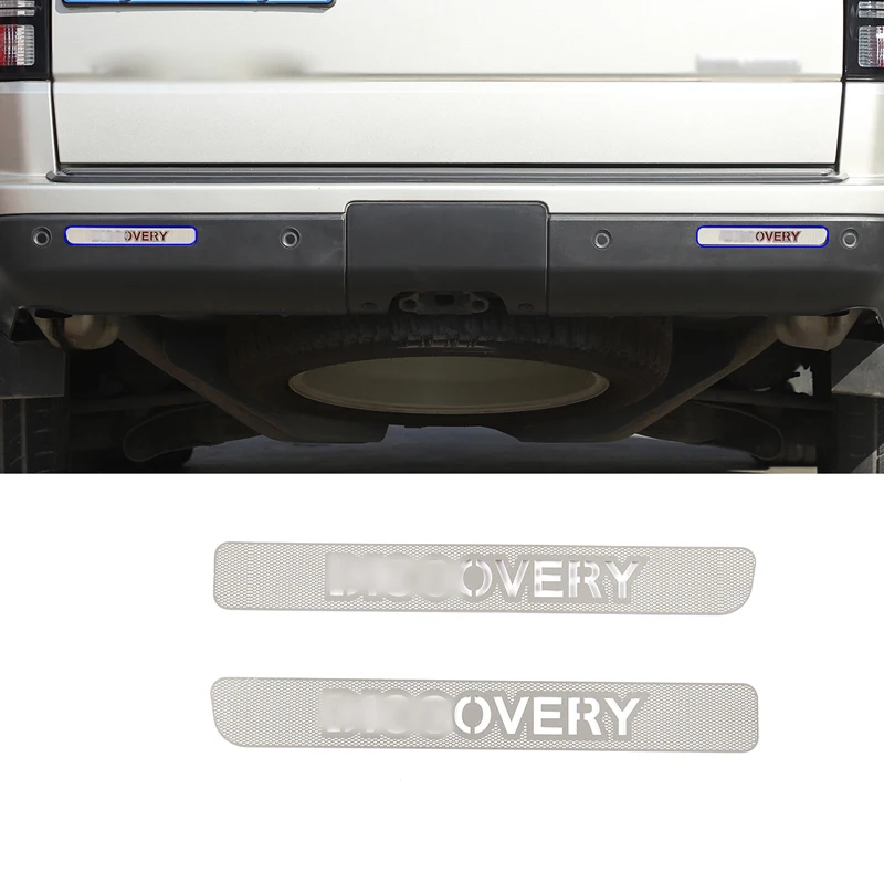 For 2004-2016 Land Rover Discovery 3LR3/Discovery 4 LR4 stainless steel silver car rear fog lamp wordmark sticker exterior parts 
For 2004-2016 Land Rover Discovery 3LR3/Discovery 4 LR4 stainless steel silver car rear fog lamp wordmark sticker exterior parts