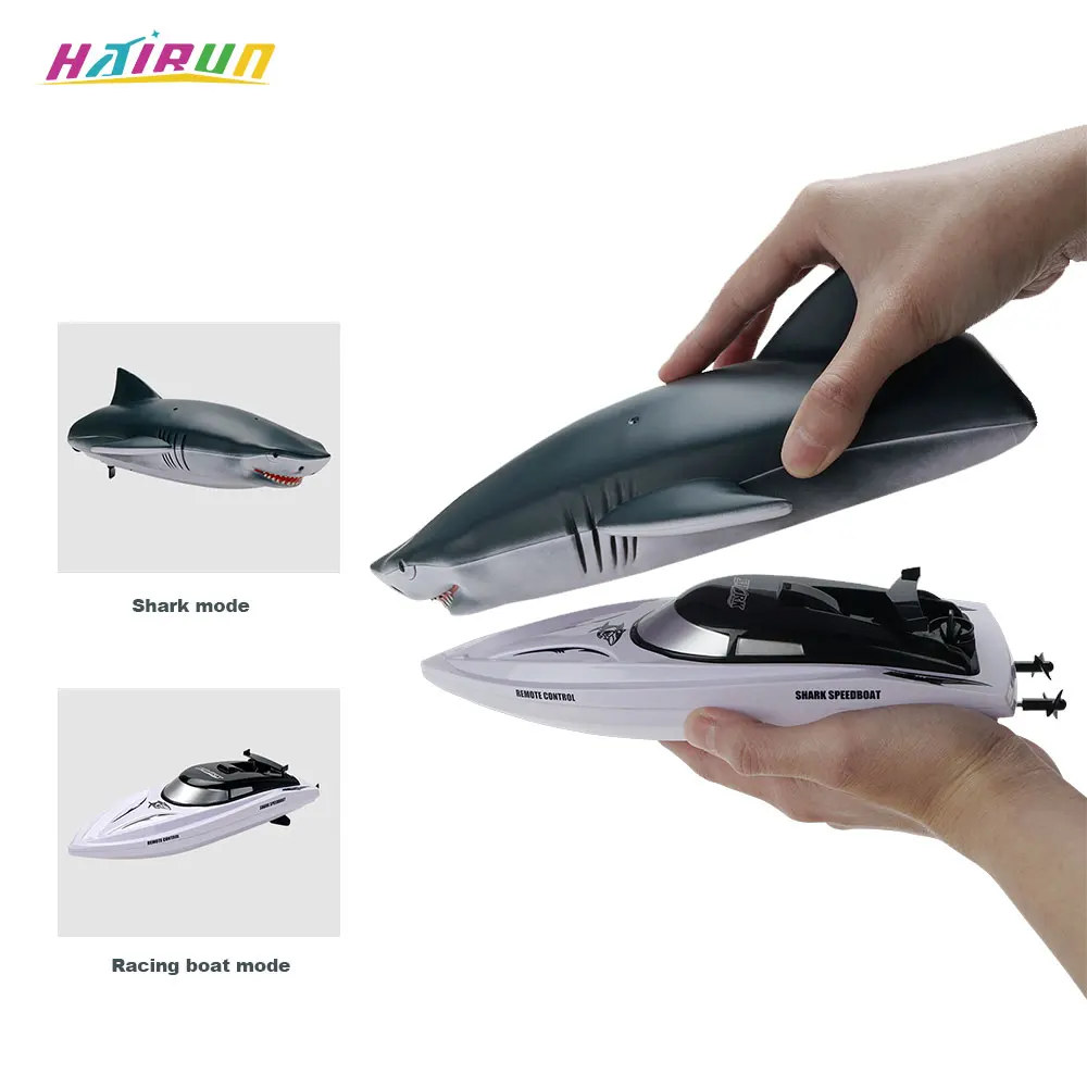 Hairun 2.4G Remote Control Boats Rc Speed Boat Simulation Shark Electric Water Remote Control Toys Boat For Children Boy
Hairun 2.4G Remote Control Boats Rc Speed Boat Simulation Shark Electric Water Remote Control Toys Boat For Children Boy