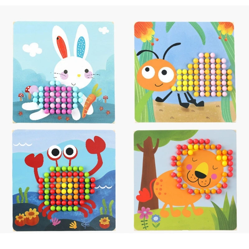 Creative 3D Peg Board Mushroom Intelligent Toy, Jigsaw Puzzle DIY Games for Kids and Toddlers Intelligence Exercise
Creative 3D Peg Board Mushroom Intelligent Toy, Jigsaw Puzzle DIY Games for Kids and Toddlers Intelligence Exercise