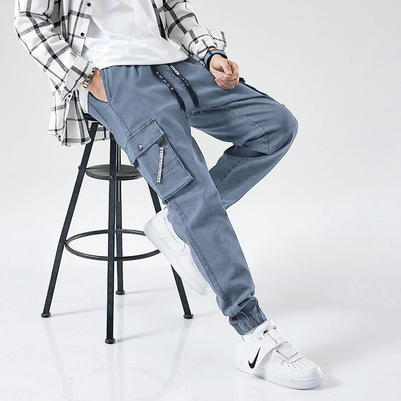 Men Multi-pocket Elastic Waist Harem Pant Men Streetwear Punk Hip Hop Casual Trousers Joggers Male Pants 2021 M-8XL 
Men Multi-pocket Elastic Waist Harem Pant Men Streetwear Punk Hip Hop Casual Trousers Joggers Male Pants 2021 M-8XL