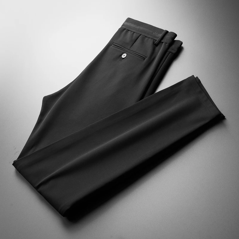 Recommend high-end comfortable inner brushed elastic composite fabric thickened men's pants winter men's business casual pants
Recommend high-end comfortable inner brushed elastic composite fabric thickened men's pants winter men's business casual pants