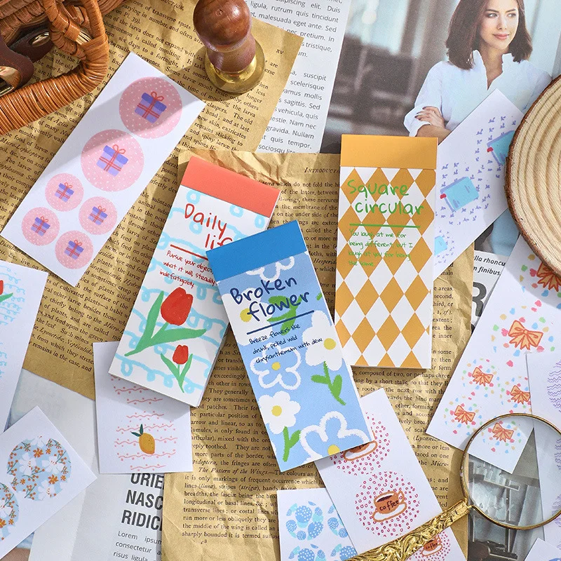 Yisuremia 30 Sheets Time Rhythm Sticker Material Book Creative Decoration DIY Collage Journals Scrapbooking Kawaii Stationery
Yisuremia 30 Sheets Time Rhythm Sticker Material Book Creative Decoration DIY Collage Journals Scrapbooking Kawaii Stationery