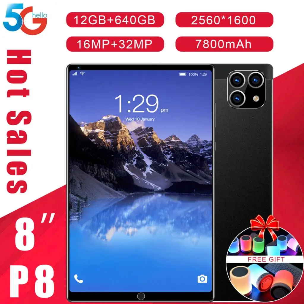P8 Game Tablet 12GB RAM + 6TB ROM TABLET 8 inch Digital Tablets MT6797 12 Core tablet osu Wifi Type-C Snapdragon 625 2.0GHz 
P8 Game Tablet 12GB RAM + 6TB ROM TABLET 8 inch Digital Tablets MT6797 12 Core tablet osu Wifi Type-C Snapdragon 625 2.0GHz