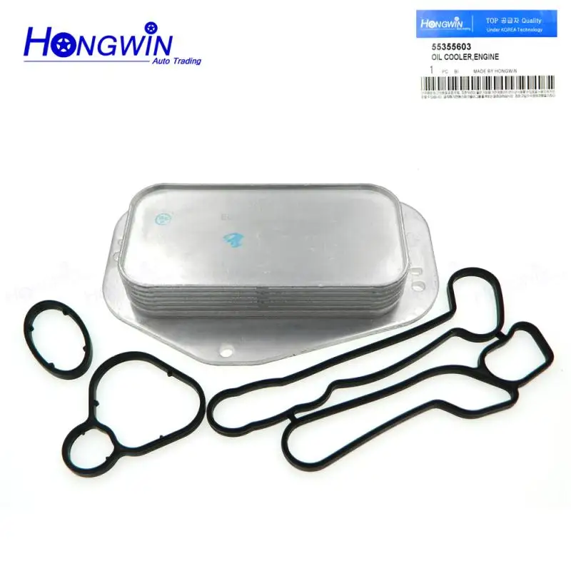 Engine Oil Cooler For Chevrolet Cruze Orlando Sonic Croma Aveo 5 G3 OPEL Astra Zafira Signum Vectra 55355603 55571687 12992593
Engine Oil Cooler For Chevrolet Cruze Orlando Sonic Croma Aveo 5 G3 OPEL Astra Zafira Signum Vectra 55355603 55571687 12992593