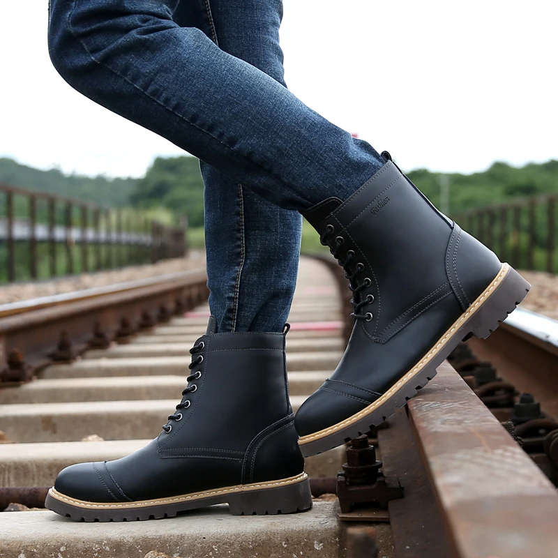 Trending Shoes Designer Shoes Men High Quality Sneakers Top Hightop Leather Mens Man Black Men's Martins Safety For Work
Trending Shoes Designer Shoes Men High Quality Sneakers Top Hightop Leather Mens Man Black Men's Martins Safety For Work