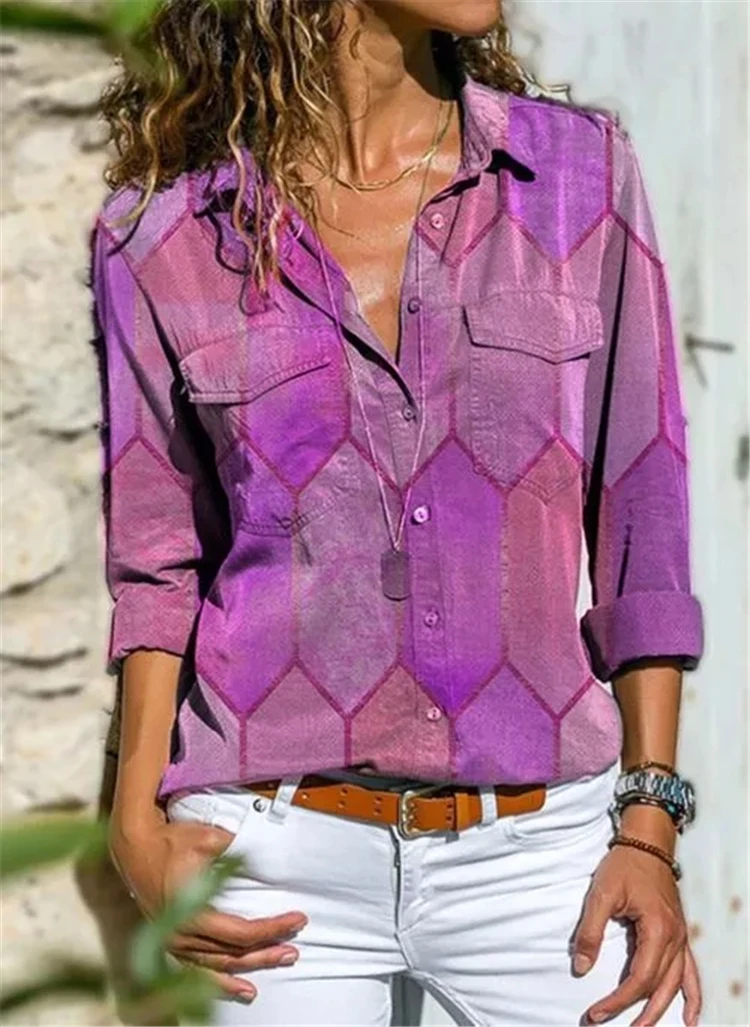 Fashion new ladies shirt large size casual woman shirt lapel long sleeve shirt women
Fashion new ladies shirt large size casual woman shirt lapel long sleeve shirt women