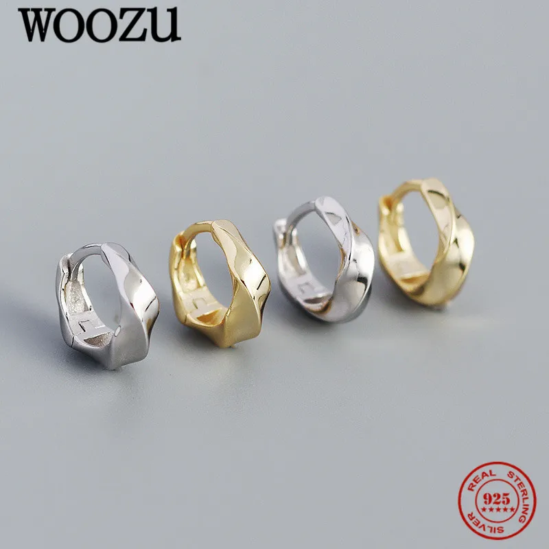 Серьги-кольца WOOZU из серебра 925 пробы с гладкой витой пряжкой для женщин и мужчин, изящные украшения в французском стиле панк-рок, хороший под...
Серьги-кольца WOOZU из серебра 925 пробы с гладкой витой пряжкой для женщин и мужчин, изящные украшения в французском стиле панк-рок, хороший под...