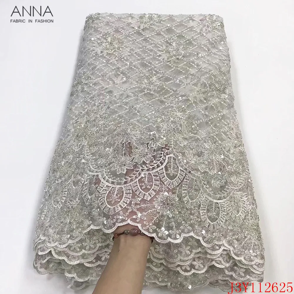 Anna popular embroidery african handmade beaded lace fabric high quality french net laces nigerian sequins fabrics 5 yards/piece
Anna popular embroidery african handmade beaded lace fabric high quality french net laces nigerian sequins fabrics 5 yards/piece