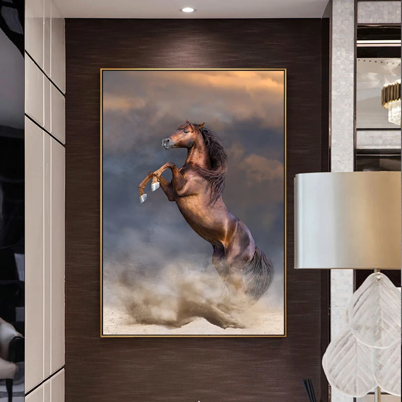 Modern Animal Horse Canvas Horse Painting Poster and Print Cuadros Wall Art for Living Room Home Decor Frame
Modern Animal Horse Canvas Horse Painting Poster and Print Cuadros Wall Art for Living Room Home Decor Frame