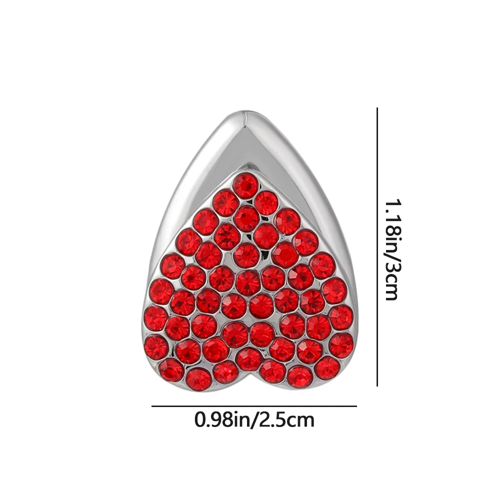 Крючки для автомобиля в форме сердца яркие хрустальные стразы крючки украшения
