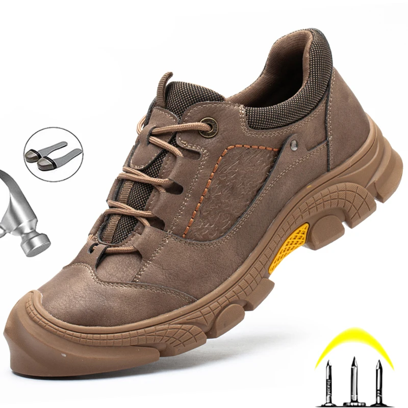High Quality Safety Shoes Men Leather Shoes Construction Work Shoes Indestructible Industrial Shoes Puncture-Proof Security Shoe
High Quality Safety Shoes Men Leather Shoes Construction Work Shoes Indestructible Industrial Shoes Puncture-Proof Security Shoe