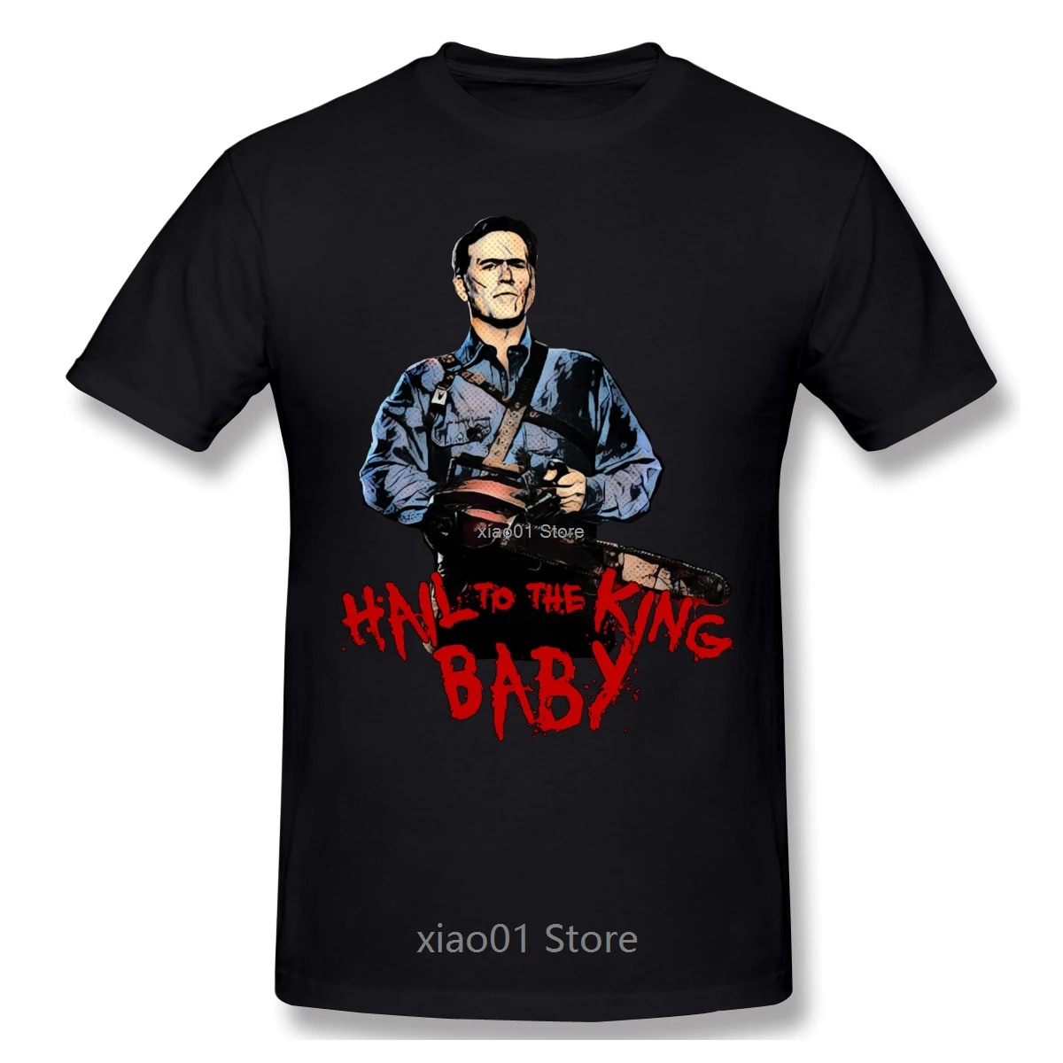 Hail To The King Baby Evil Dead T Shirt Big Size Cotton Crewneck Short Sleeve Shirts
Hail To The King Baby Evil Dead T Shirt Big Size Cotton Crewneck Short Sleeve Shirts