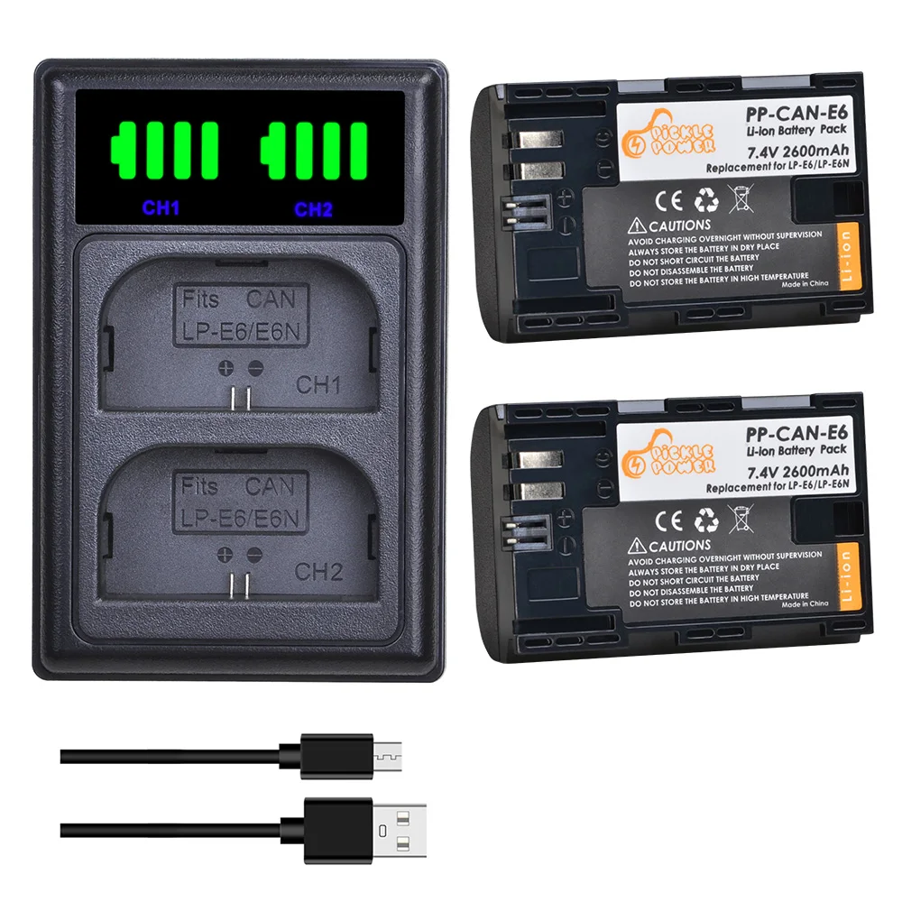 LP E6N LPE6 LP-E6 Battery / Charger for Canon 80D EOS 5DS R 5D Mark II 5D Mark III EOS 6D 7D 60D 70D 5DS R Camera
LP E6N LPE6 LP-E6 Battery / Charger for Canon 80D EOS 5DS R 5D Mark II 5D Mark III EOS 6D 7D 60D 70D 5DS R Camera
