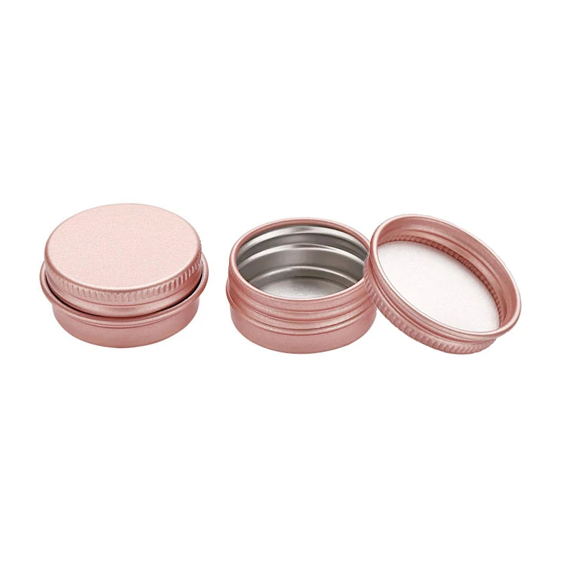 300Pcs 10g Metal Cosmetic Container Rose Gold Aluminum Pot Jar With Lid Eye Cream Hair Conditioner Tin Jar Pot Cosmetic
300Pcs 10g Metal Cosmetic Container Rose Gold Aluminum Pot Jar With Lid Eye Cream Hair Conditioner Tin Jar Pot Cosmetic