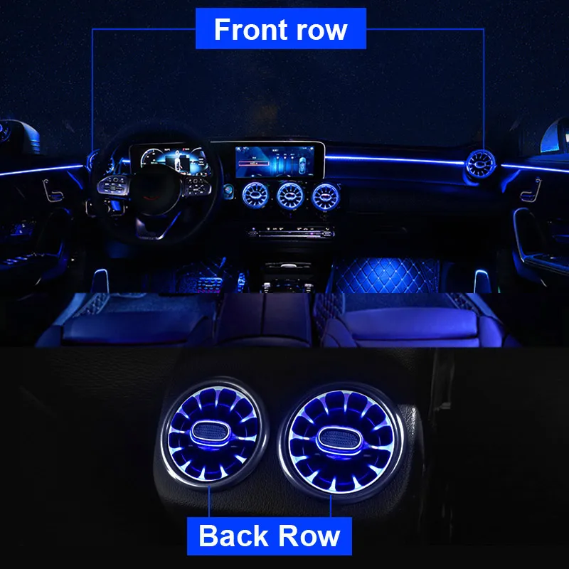 Led Ambient Light Turbine Air Condition Outlet Interior Modification For Mercedes Benz A-Class Cla W177 Accessories 2019-2021
Led Ambient Light Turbine Air Condition Outlet Interior Modification For Mercedes Benz A-Class Cla W177 Accessories 2019-2021