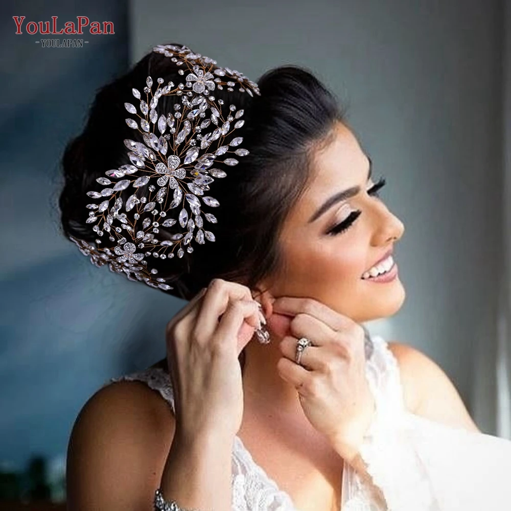 YouLaPan HP390 Luxurious Rhinestone Bridal Headband Flower Wedding Headpiece Crystal Hair Wedding Accessories Women Headdresses
YouLaPan HP390 Luxurious Rhinestone Bridal Headband Flower Wedding Headpiece Crystal Hair Wedding Accessories Women Headdresses