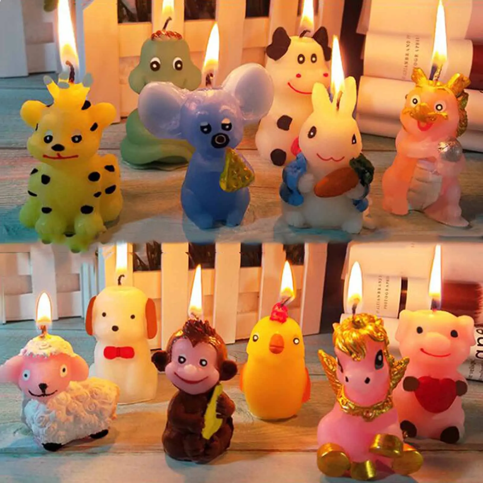 Candle Gift Set Animals Candle Creative Cute Mini for Birthday Cake Decoration Party Supplies
Candle Gift Set Animals Candle Creative Cute Mini for Birthday Cake Decoration Party Supplies