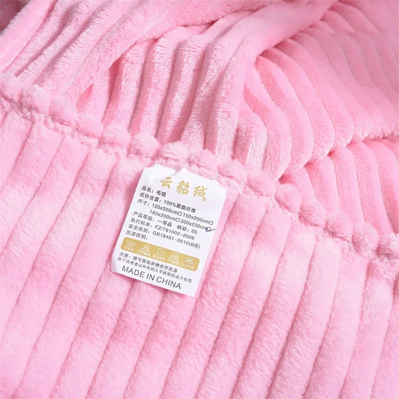 Solid Striped Throw Blanket Flannel Fleece Super Soft Blankets Winter Warm Fluffy Bed Linen Bedspread For Sofa Bedroom Decor
Solid Striped Throw Blanket Flannel Fleece Super Soft Blankets Winter Warm Fluffy Bed Linen Bedspread For Sofa Bedroom Decor