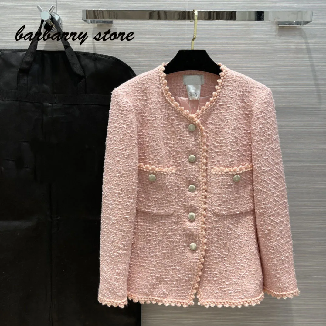 21 luxury design high-end retro elegant fashion tweed women's long sleeved cardigan colorful yarn woven bonded temperament coat
21 luxury design high-end retro elegant fashion tweed women's long sleeved cardigan colorful yarn woven bonded temperament coat
