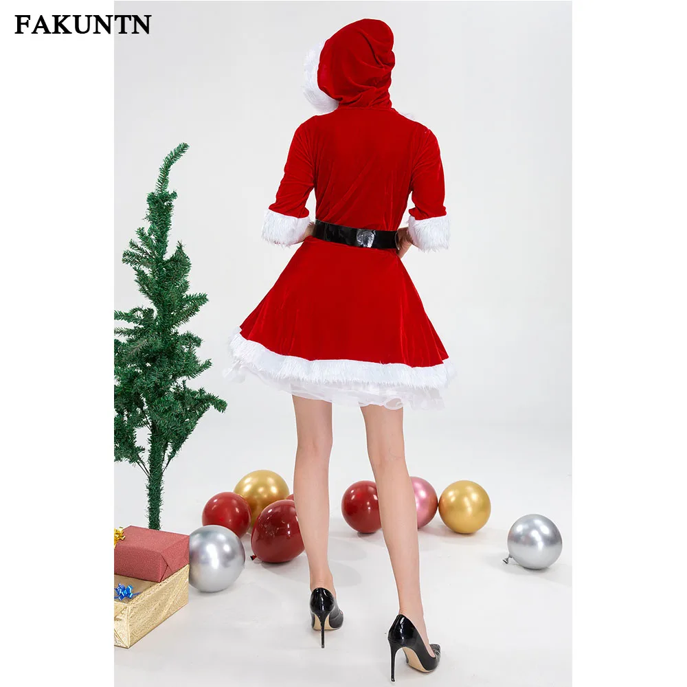 FAKUNTN 2020 New Women's Christmas Dress For Women Party Lined Skirt Christmas Clothes Festival Party Long Sleeve Hooded Dresses
FAKUNTN 2020 New Women's Christmas Dress For Women Party Lined Skirt Christmas Clothes Festival Party Long Sleeve Hooded Dresses