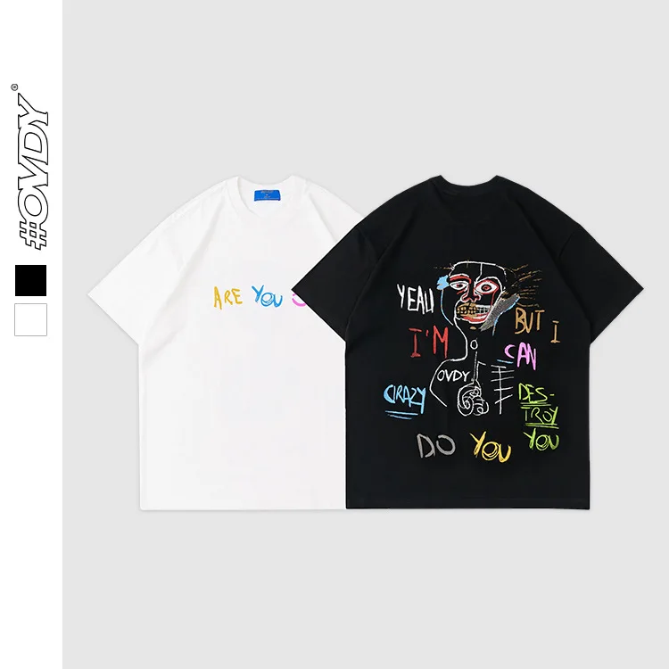 Spring Summer Casual T-shirt O-neck Hip Hop Short Sleeve Cartoon Printing Graphic T Shirts Streetwear Fashion Men Women Clothes
Spring Summer Casual T-shirt O-neck Hip Hop Short Sleeve Cartoon Printing Graphic T Shirts Streetwear Fashion Men Women Clothes